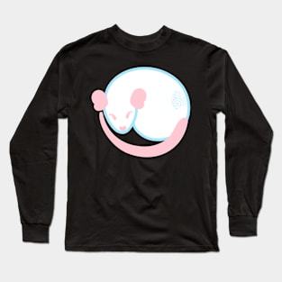 Subtle Trans Pride Rat Long Sleeve T-Shirt